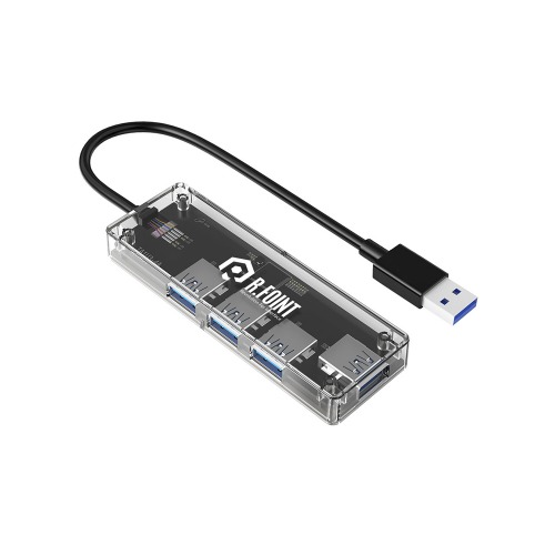 R.FOINT 알포인트 RF-UH304A  USB3.0 TO 4PORT USB HUB 4포트 허브(RF040)R.FOINT MALL